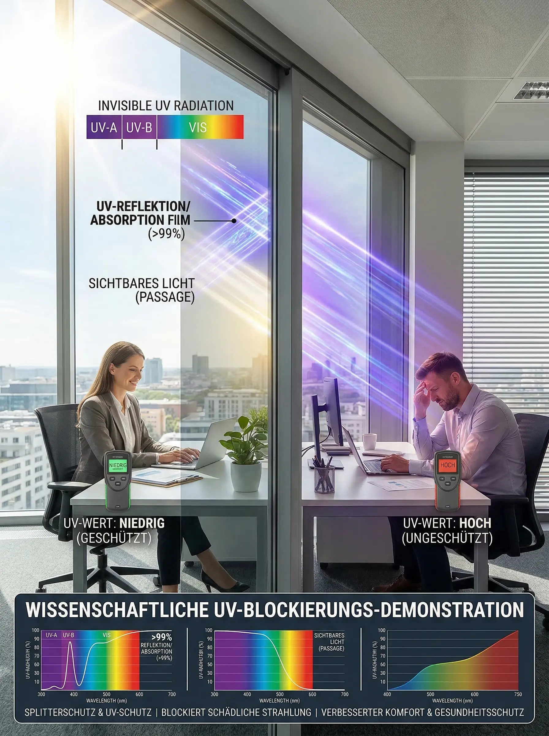 UV-Strahlung Gesundheitsrisiko Mitarbeiter