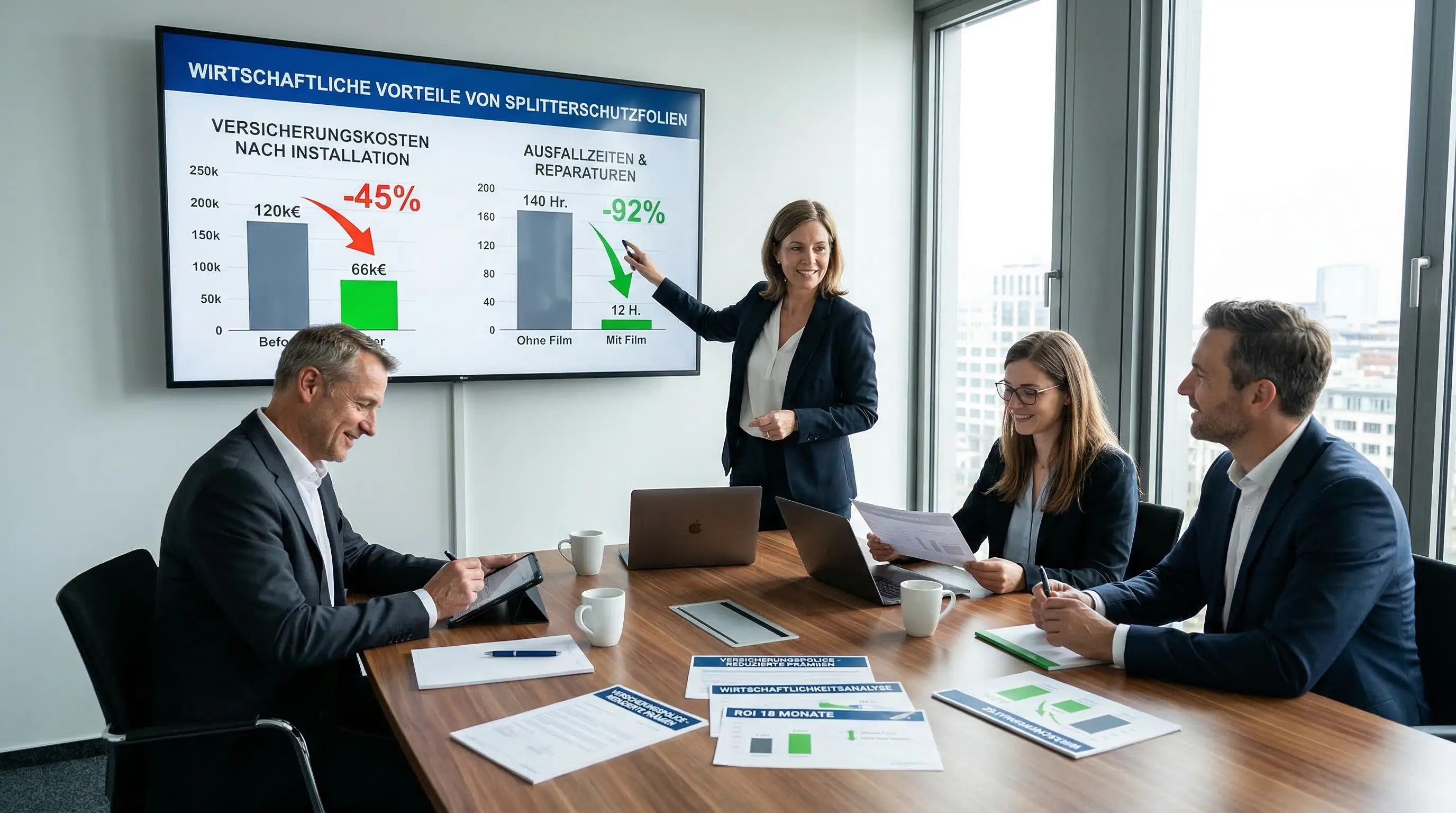 Kosteneinsparung durch Splitterschutzfolien – ROI-Analyse