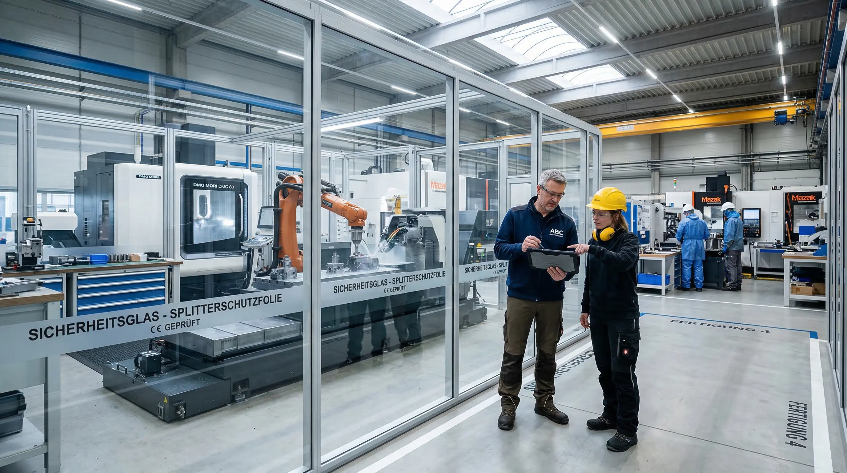 Industrieglas Produktion ATEX Schutz