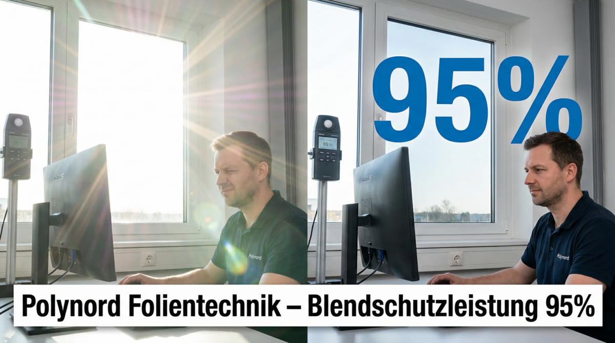 Blendschutz – Blendschutzleistung 95%