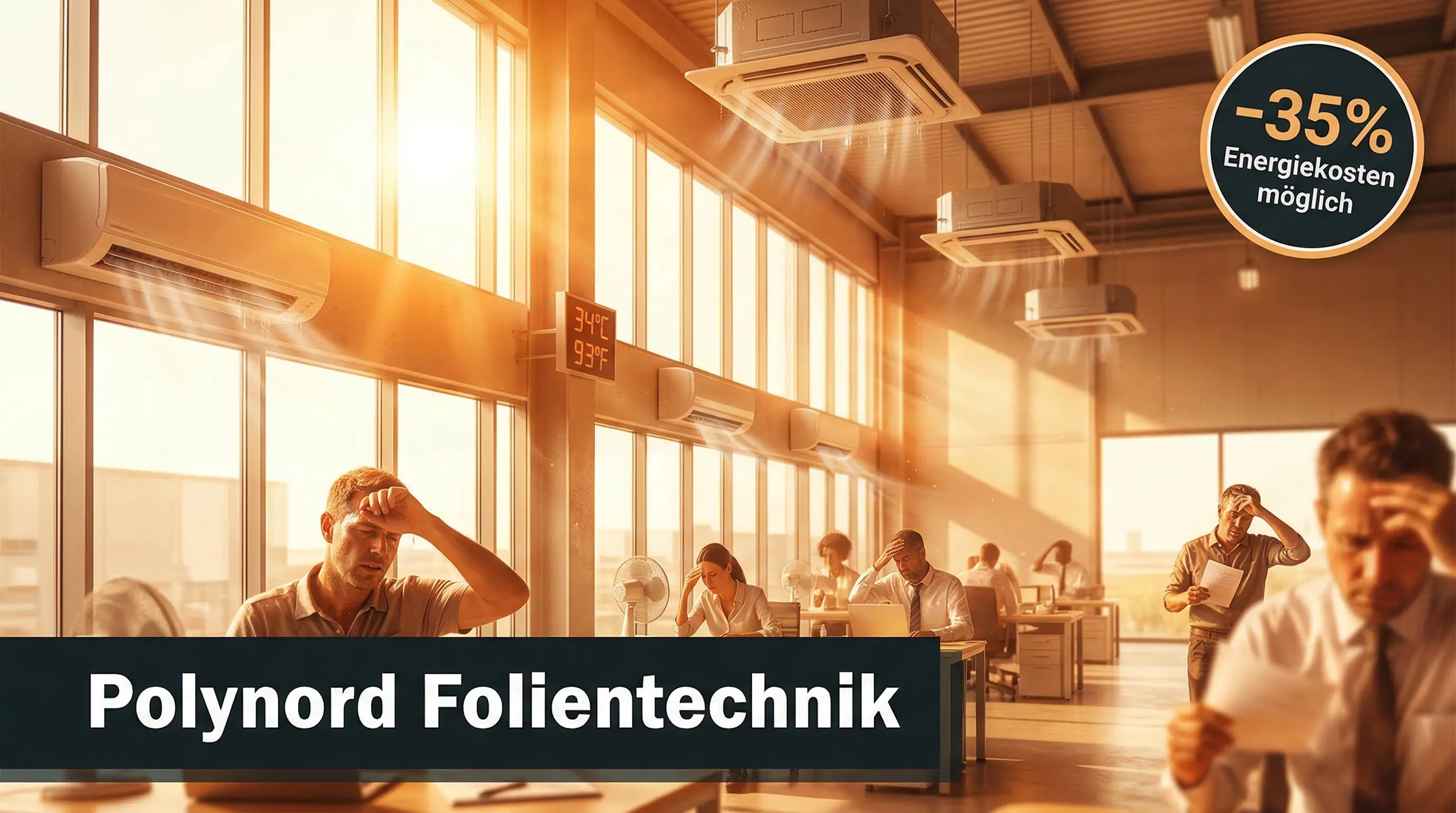 Energieverschwendung durch Sonneneinstrahlung